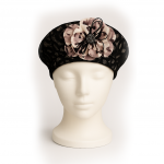 Midnight Bloom Lace Beret – Woman