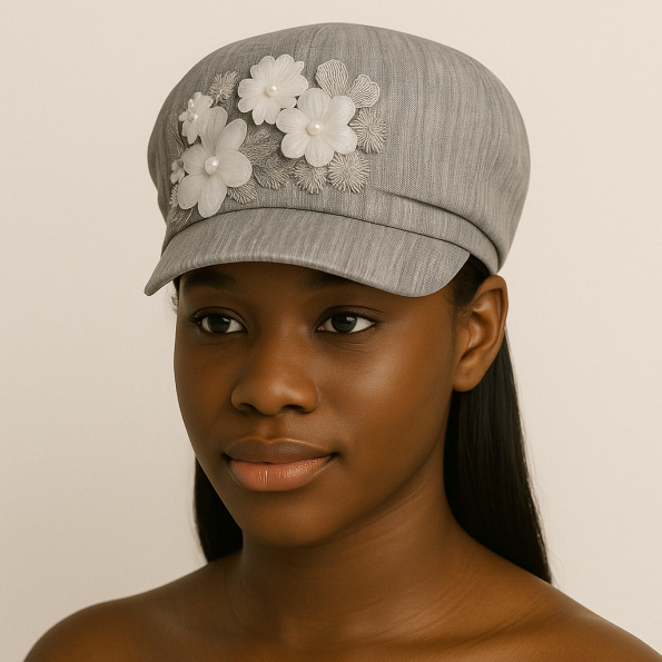 Silver Petal Cadet Cap – W2