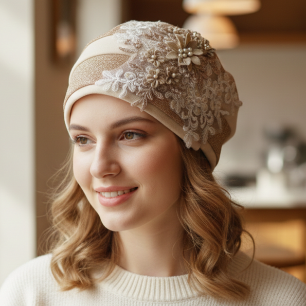 The Lace Bloom Beret 1