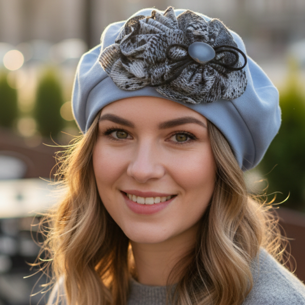 The Misty Blue Beret 1