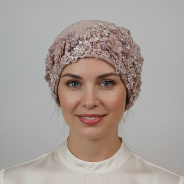 The Rosé Garden Turban 1