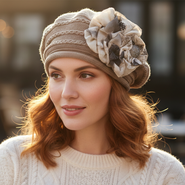 The Saffron Bloom Beret 1